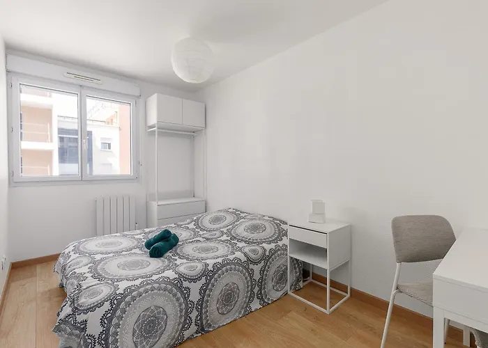 Daire Grand Free Parking Prive Gratuit Rouen